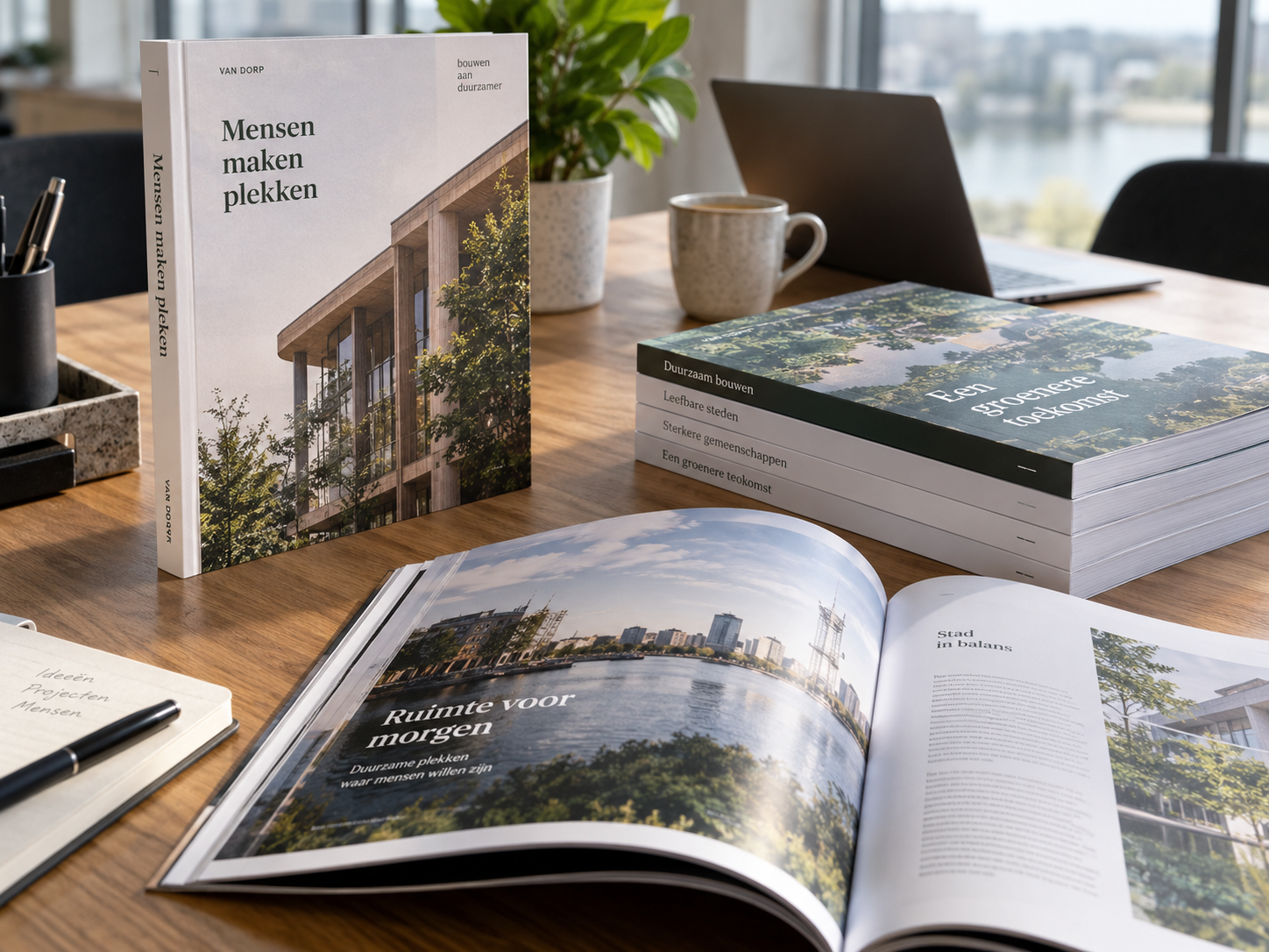 Gelijmde zakelijke brochures en catalogi met een rechte rug
